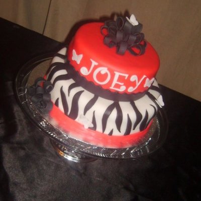 Hot Pink, Zebra Print & Butterflies!