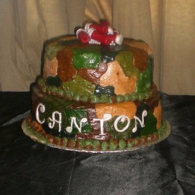A Hunter's Camo Cake