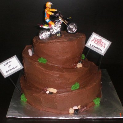 Motocross/dirt Bike Cake
