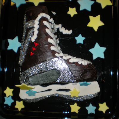 12Th Birthday Hockey Skate Cake
