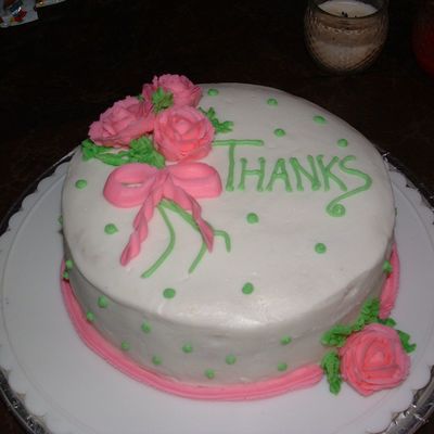 Teacher Thank You Cake