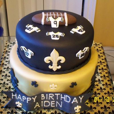 New Orleans Saints Cake
