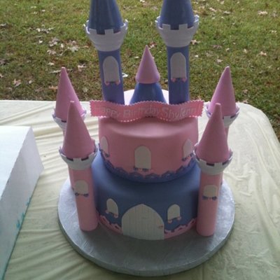 Princess Castle Cake