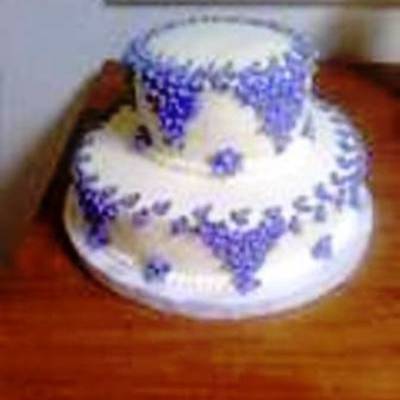Violet Wedding Cake