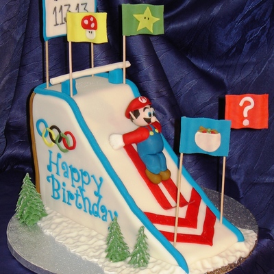 Ski Jumping Mario