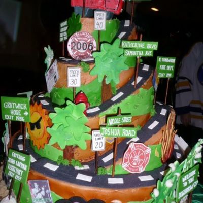 Road Of Life Or This Is Your Life Cake