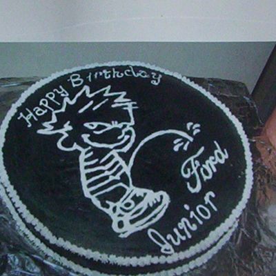 Adult Birthday Cake. He Loves Ford.