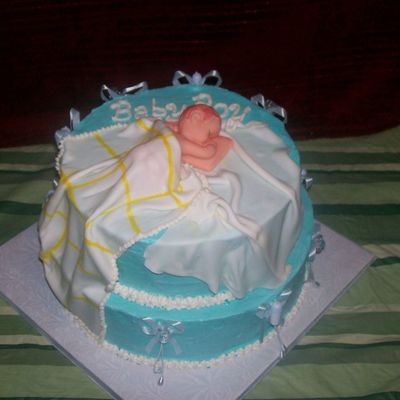 Baby Boy Shower Cake
