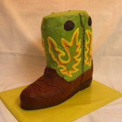 Boot Groom's Cake