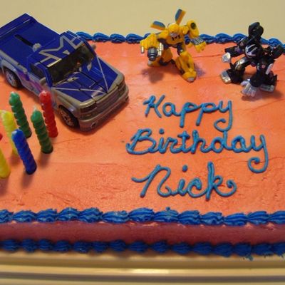 Transformer Cake