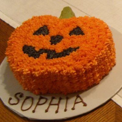 1St Birthday Jack-O-Lantern Smash Cake