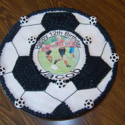 Soccer Birthday Cookie