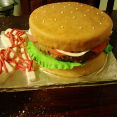 Burger Cake
