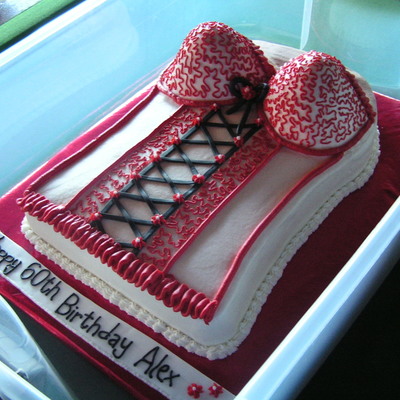 Corset Cake For 60Th Birthday