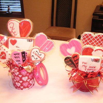 Valentine Cookie Bouquet