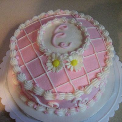 Pink & White Monogram