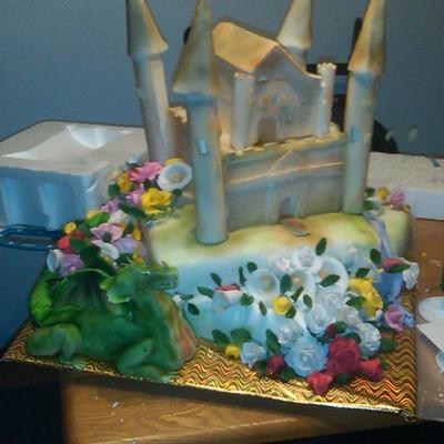 Castle & Dragon For My Bday