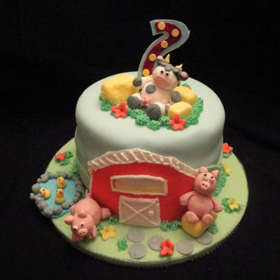 Fisher Price Farm Cake