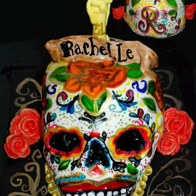 Used 3 8X8 Pans Amp 5Qt Metal Mixing Bowl To Give The Top Of The Head A Dome Shapecarved The Sides Amp Back Sideused The Scraps For T