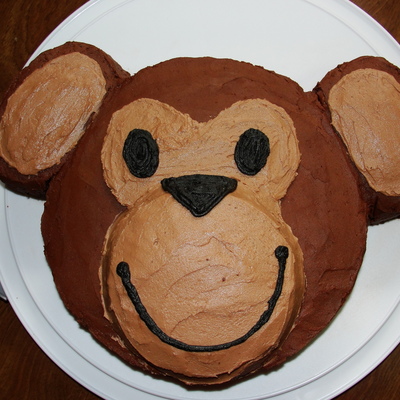 Monkey Cake / Lion Cupcakes 3Rd Birthday Jungle Party Set