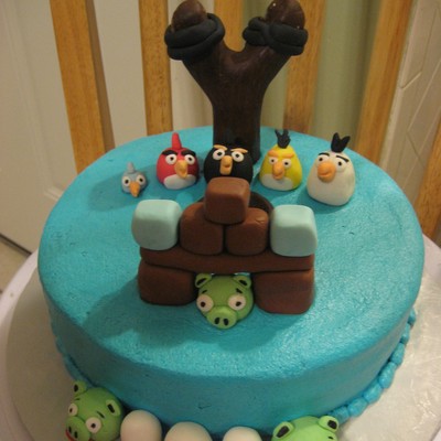 Another Angry Birds Cake!