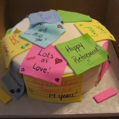 Post It Cake