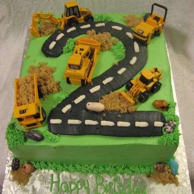 Dump Truck Cake