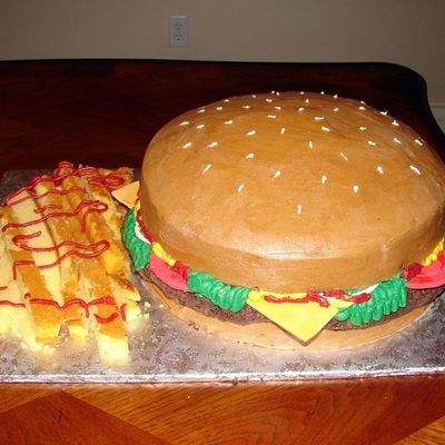 Another Hamburger Cake