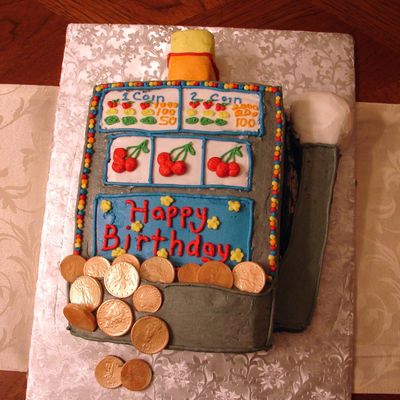 Slot Machine Cake