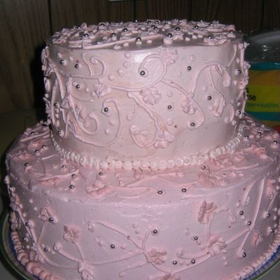 Pink Rasberry Cake