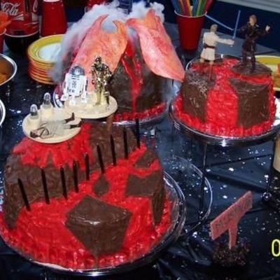 Mustafar With Blinking Lights & Dry Ice In Volcano!