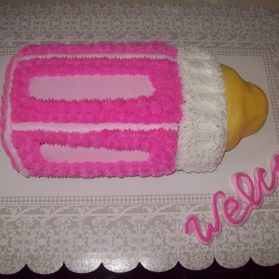 Baby Bottle Cake