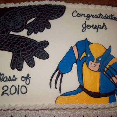 Black Spiderman & Wolverine