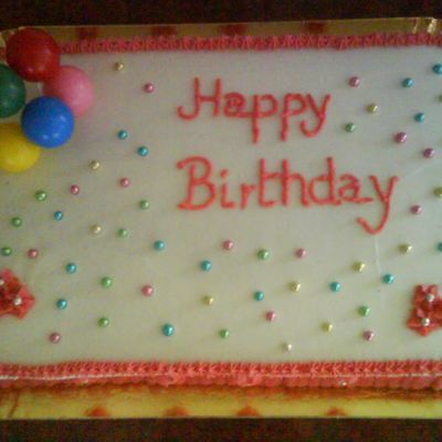 Simple Birthday Cake