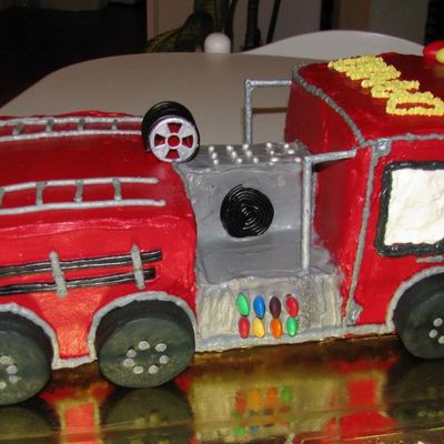 Fire Engine Cake