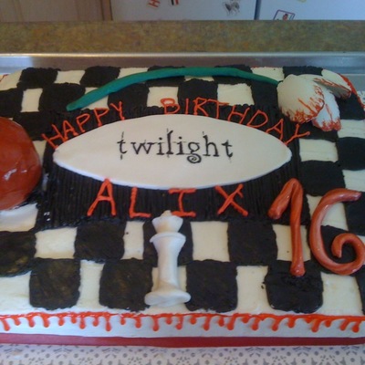 Sweet 16 Twilight Saga Cake