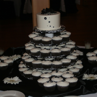 Black And White Cupcakes