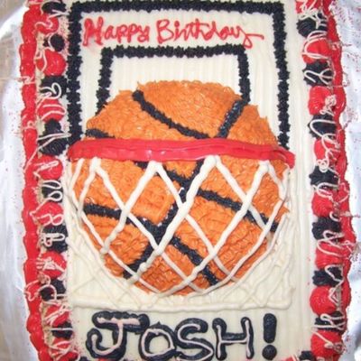 17Th Birthday Basketball Cake