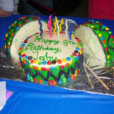 Drum Cake For My Grandsons 8Th Birthday