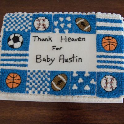 Sports Quilt Cake.