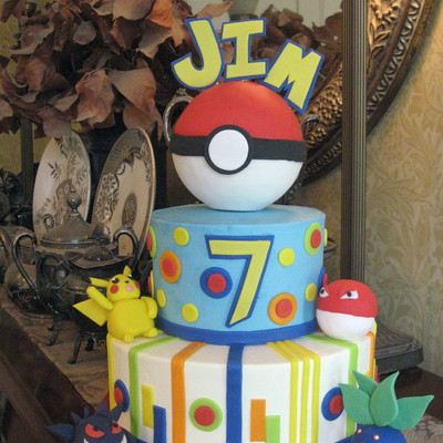 Pokemon Birthday Cake