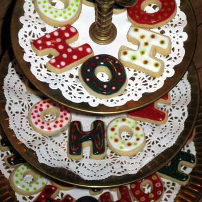 Ho Ho Ho Butter Cookies