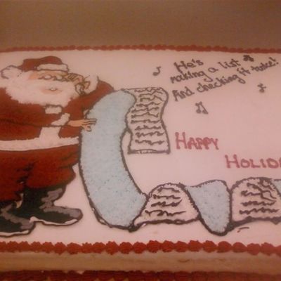 Santa Cake 2008