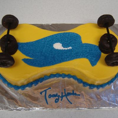 Tony Hawk Skateboard Birthday Cake