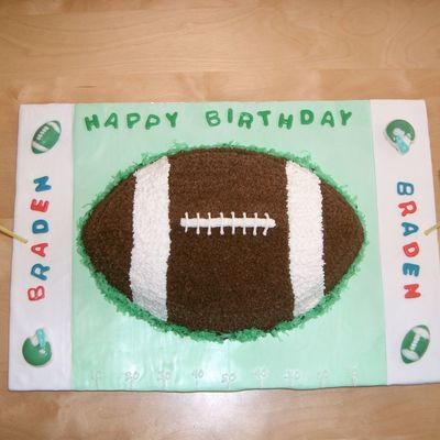 Football Cake For Boy's Birthday