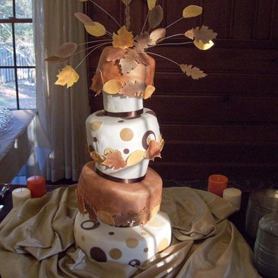 Fall Leaves Foam Wedge Topsy-Turvy
