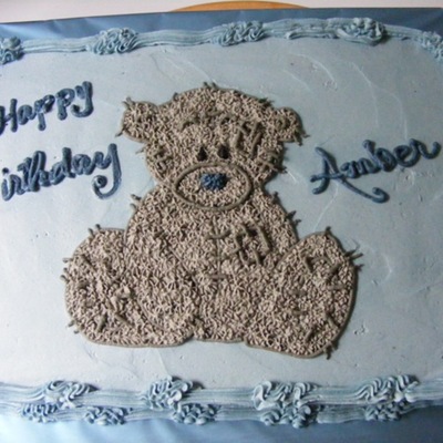 Me To You Bear Birthday Cake