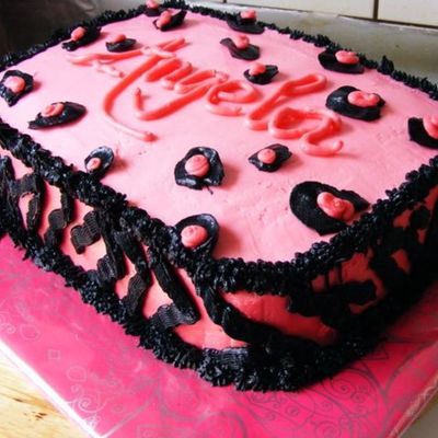 Leopard & Zebra Birthday Cake