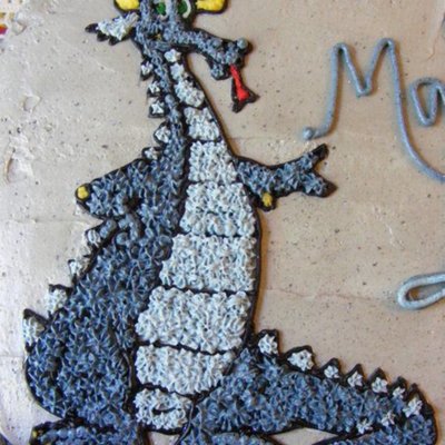 Dragon & Castle Birthday Cake