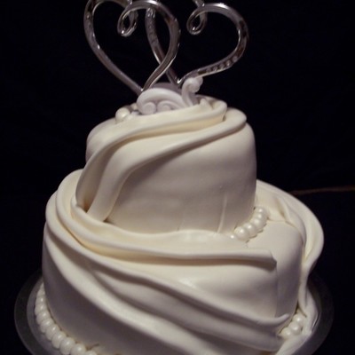 Small White Wedding Cake